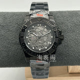 40MM Skeleton Yacht-Master Watch Automatic NH72 hollow movement green luminous sapphire10 Bar