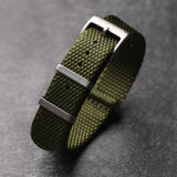Wear-resistant Nato nylon strap 20MM 22MM high-strength soft breathable bracelet retro style men's bracelet