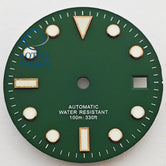 28.5MM Matte Dial dial Blue luminous NH35 NH34 ETA2824 Miyota8215 ST2130 sub style