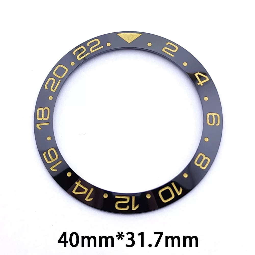 Slope Bezel Insert For 43mm Deep Sea James Cameron Watch Case Ghost King ceramic 40MM * 31.7MM