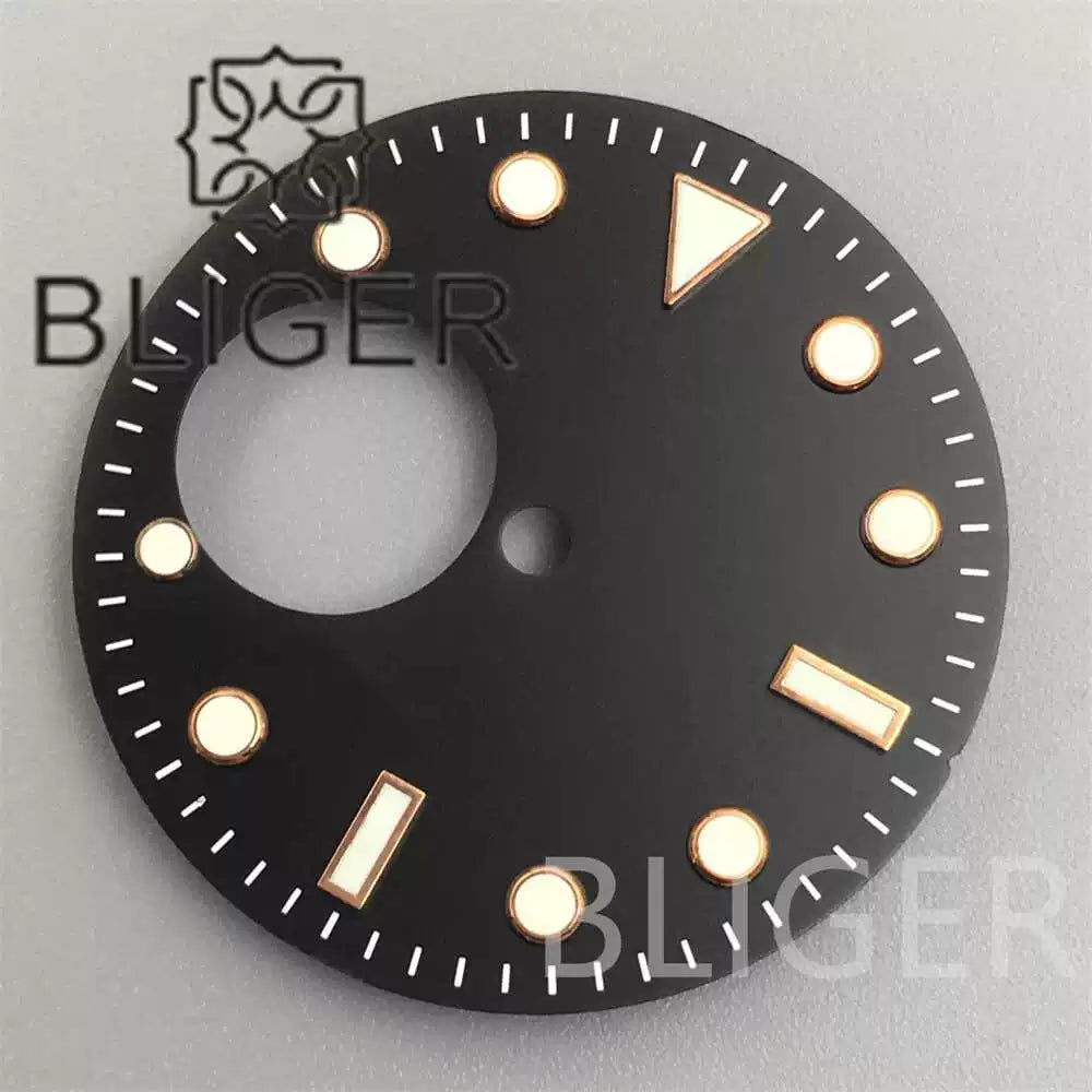New green luminous NH38 dial 29mm for NH38 automatic movement watch accessories