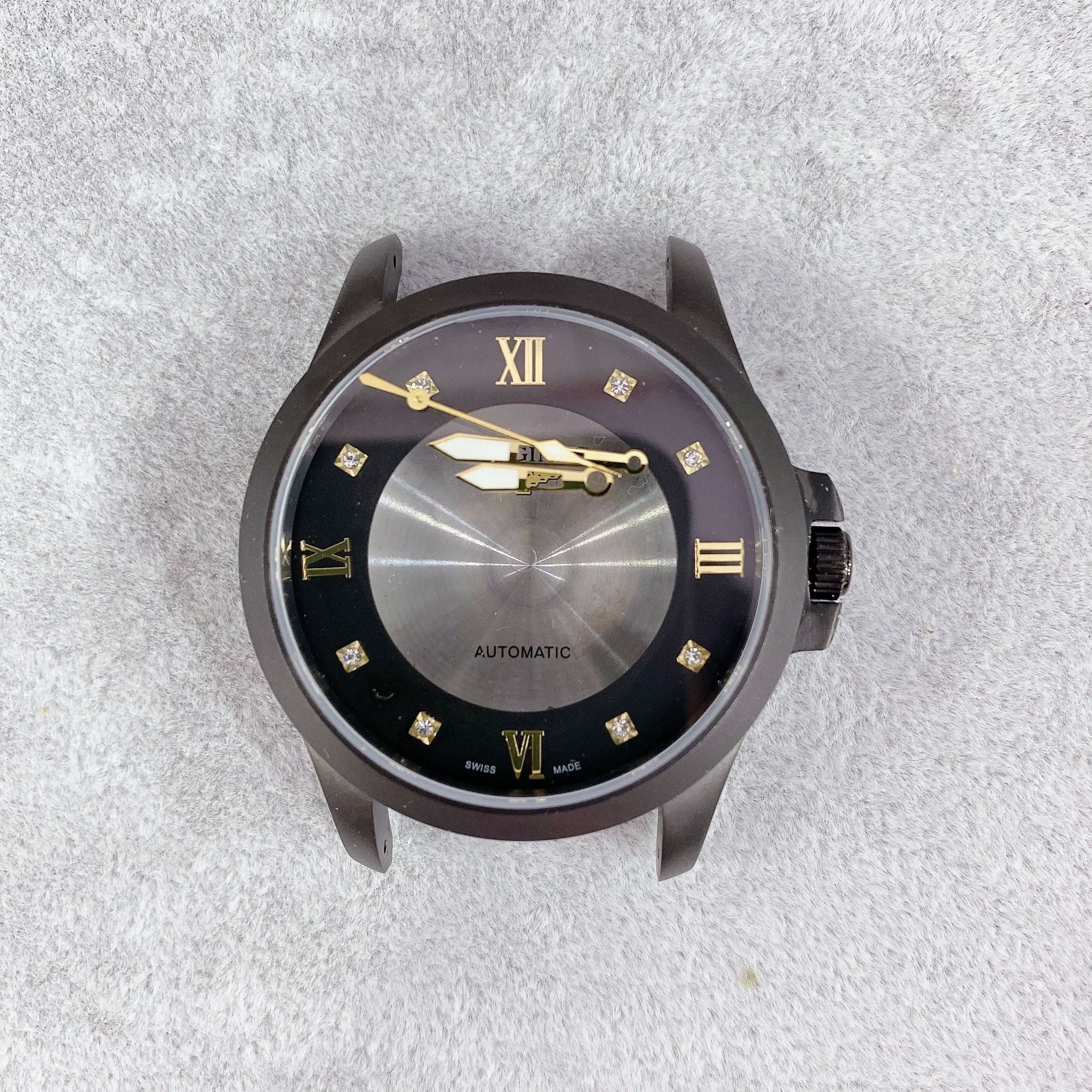 41mm Miyota 8N24 case 82S0 case 8215 hollow case full set men's 41mm 316 Stainless steel Sapphire 3ATM