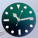 James Cameron Submariner dial Ghost King gradual change dial 28.5mm for NH35 NH36 NH38 4R35 3/3.8 position water ghost literally