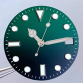 James Cameron Submariner dial Ghost King gradual change dial 28.5mm for NH35 NH36 NH38 4R35 3/3.8 position water ghost literally