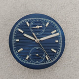 41mm Quartz Nautilus Watch Case set Sterile stainless steel sapphire glass for vk61 movement 3ATM