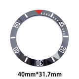 Slope Bezel Insert For 43mm Deep Sea James Cameron Watch Case Ghost King ceramic 40MM * 31.7MM