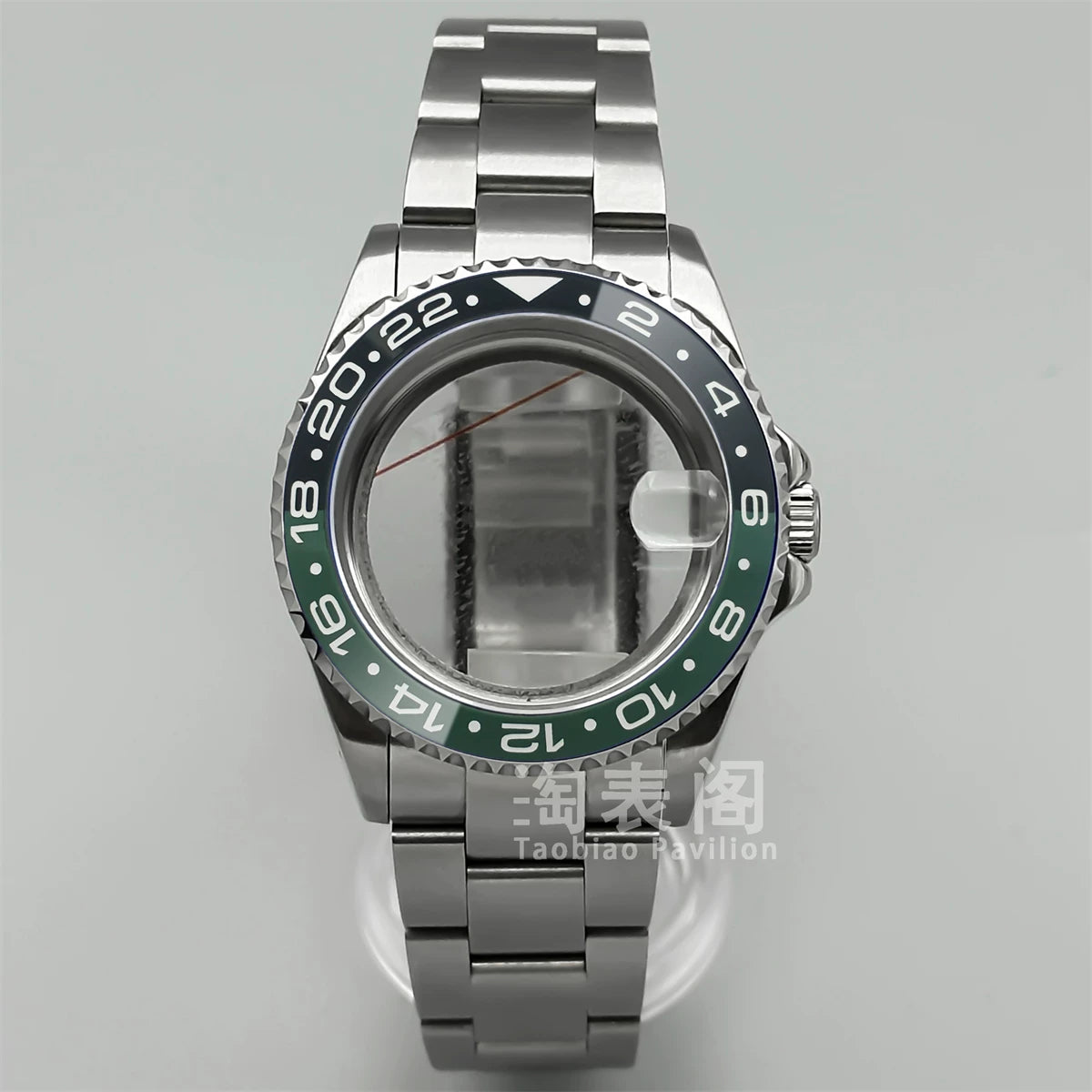 Modified Submariner Case 36mm/38mm GMT Case ceramic bezel sapphire glass for NH35 34 36 38 Etc movement