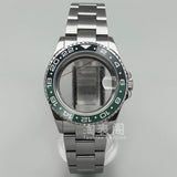 Modified Submariner Case 36mm/38mm GMT Case ceramic bezel sapphire glass for NH35 34 36 38 Etc movement
