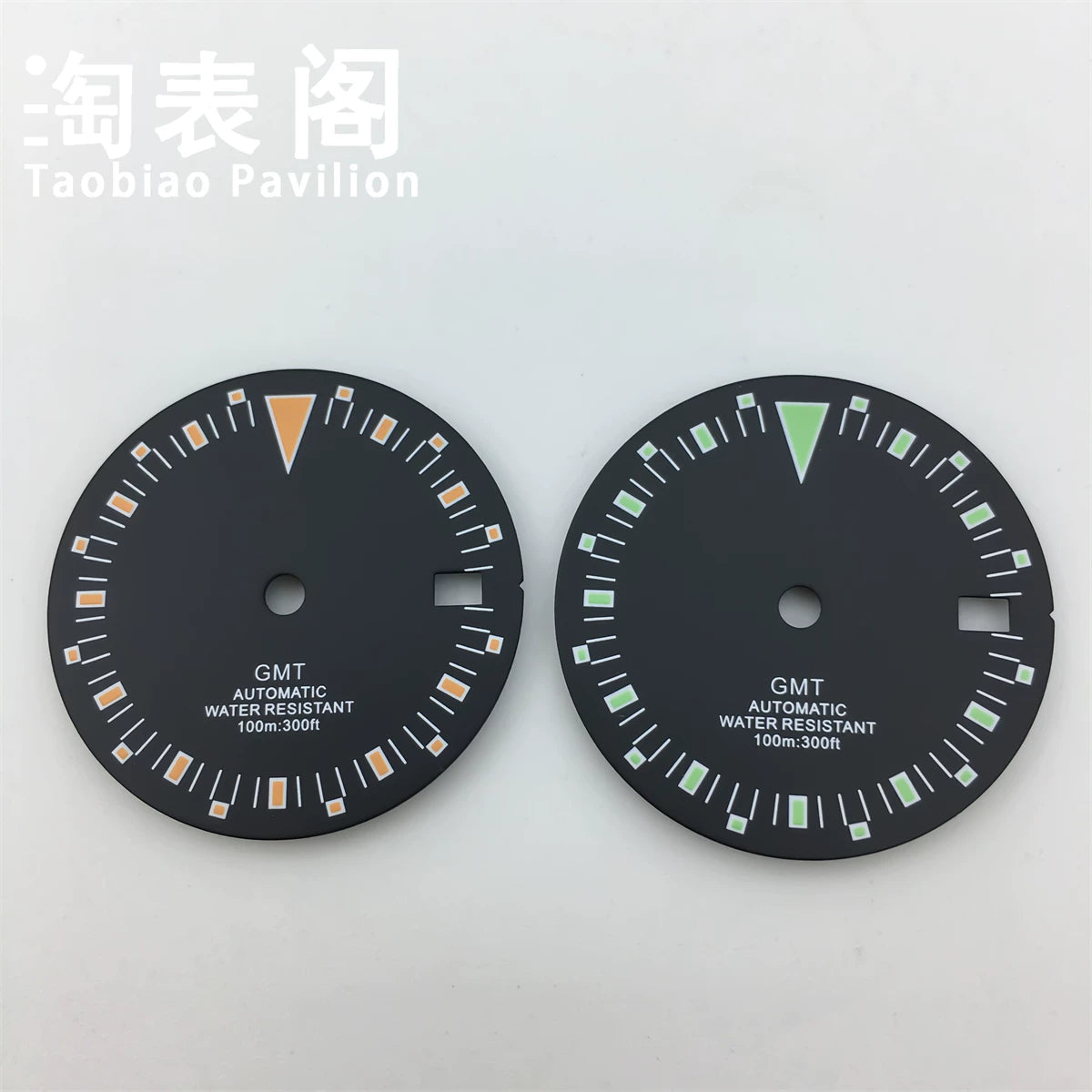 29mm NH34 Sterile dial green luminous black orange black green dial GMT Dial