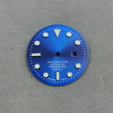 Lady Submariner Dial 24.5mm Sunburst green luminous light for installing NH05 modified watch accessories