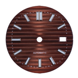 30.5MM Nautilus Dial Green luminous for NH35 mechanical automatic movement with hands