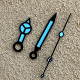 Green luminous Watch Hands Benz Style needle black hands red blue green orange gray white suitable for Japanese NH35/36/4R movement