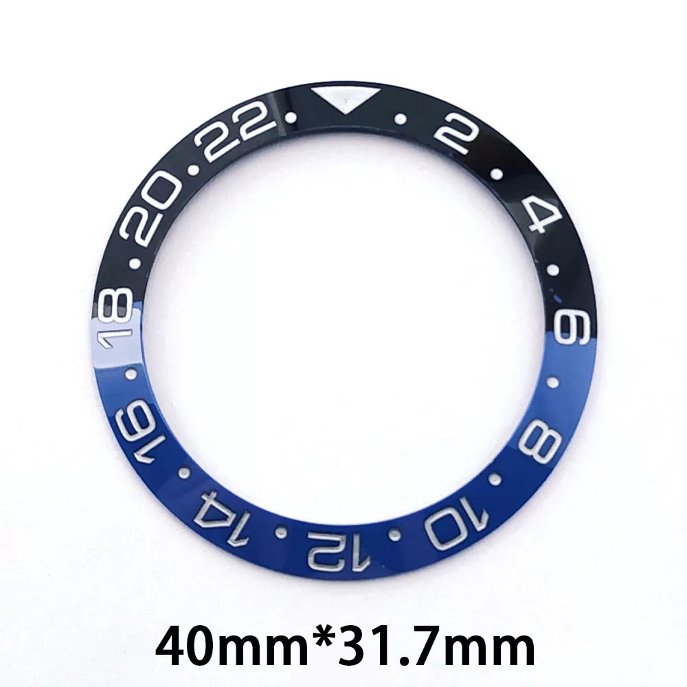 Slope Bezel Insert For 43mm Deep Sea James Cameron Watch Case Ghost King ceramic 40MM * 31.7MM
