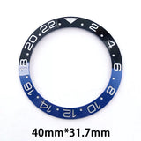 Slope Bezel Insert For 43mm Deep Sea James Cameron Watch Case Ghost King ceramic 40MM * 31.7MM