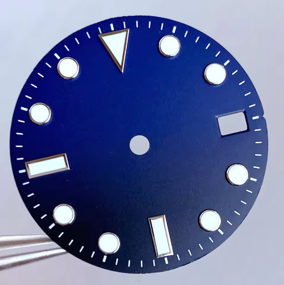 James Cameron Submariner dial Ghost King gradual change dial 28.5mm for NH35 NH36 NH38 4R35 3/3.8 position water ghost literally