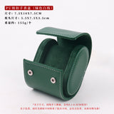 Oval PU leather watch box  pillow core removable snap-button watch packaging gift box no logo