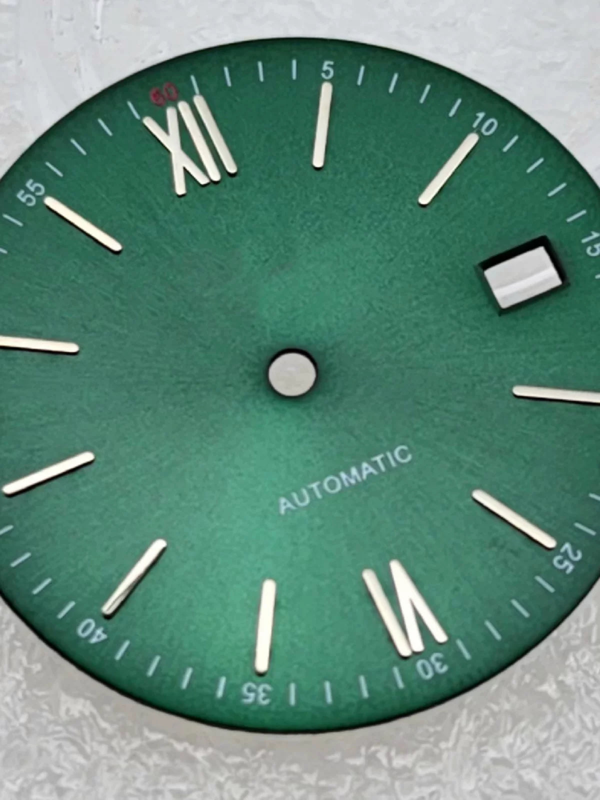 31MM Dial For Seiko NH35 Movement non-luminous Roman Numerals 0.4mm Thick
