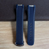 20mm High Quality Rubber Band Seamaster 150/300  Strap AT150 Gold Pin Captain Bumblebee Diver band