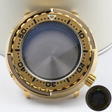 47mm Aluminum bronze tuna can Watch case suitable for TMI NH35A movement 4.2 crown
