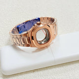 35MM Nautilus Watch Case for Women / Men New NH05 Case Sapphire 3ATM Brushed Stainless Steel silver rose gold