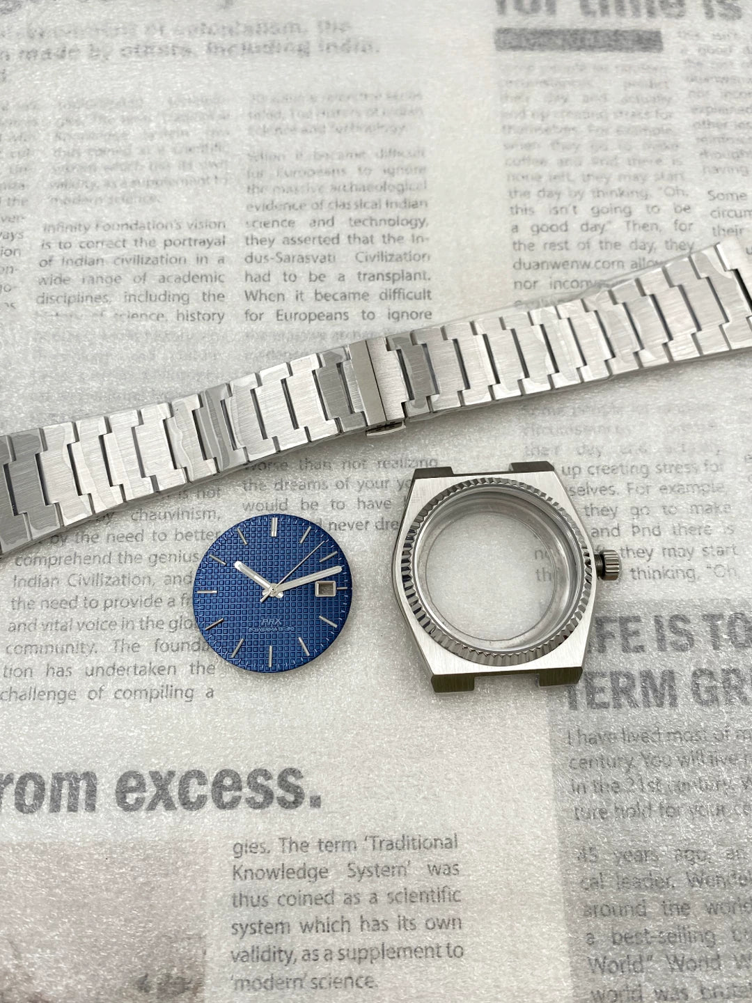 PRX Super Player Watch Case +Dial Hands 40mm NH35 Movement Sapphire GlassBack 5ATM fit 31.8mm Dial