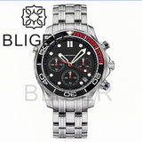 41MM Quartz VK63 Seamaster Chronograph  Sapphire Glass Green Luminous 5ATM