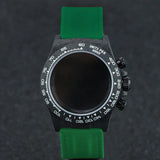 Carbon Fiber Case for VK63 Movement Sapphire Glass 38MM Daytona Mod VK63 VK64 Quartz 4130 AUtomatic