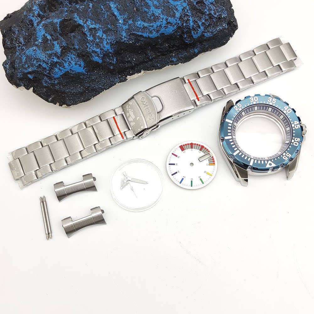 44MM Monster Case Set for NH35 Movement Stainless Steel Strap