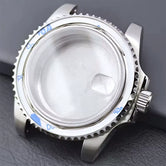 Bidirectional rotating bezel Watch Case 40.5MM Submariner / GMT Yacht sapphire glass two-way rotating  for NH34/NH35/NH36 38