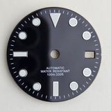 Enamel  Dial Sub style 28.5MM Watch Accessories Full Sterile for NH35/36 Movement Blue Lume