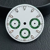 29Mm VK63 Dial luminous suitable for multi-function quartz movement Chronograph and supports customized logo.