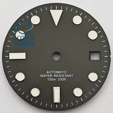 28.5MM Matte Dial dial luminous NH35 NH34 ETA2824 Miyota8215 ST2130 sub style