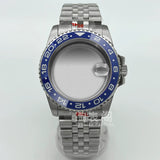 Modified Submariner Case 36mm/38mm GMT Case ceramic bezel sapphire glass for NH35 34 36 38 Etc movement