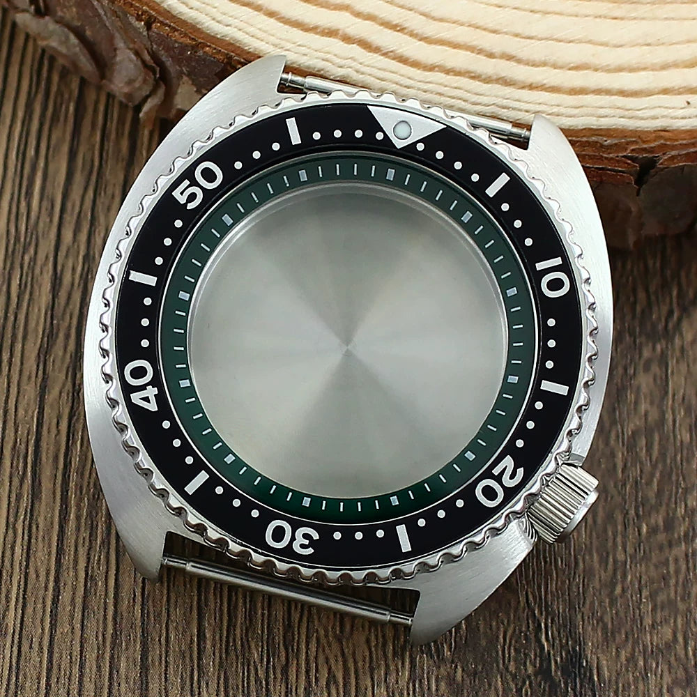 Miyota 9015 watch case 45MM modified turtle watch case Sapphire 20ATM Captain Willard Box