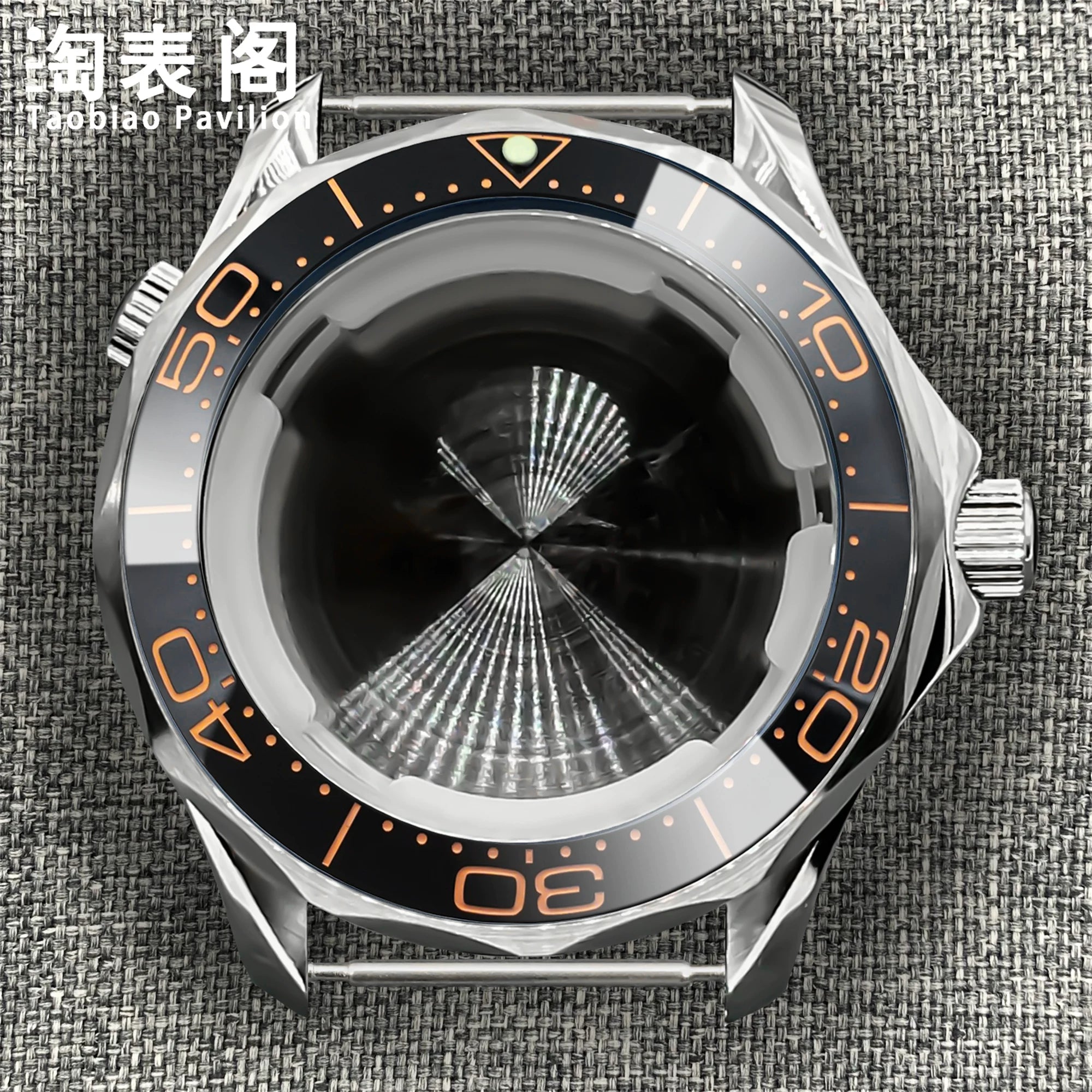 41Mm Seamaster 300 case for NH35/36 ETA2824 PT5000 Miyota 8215 Solid Back 10ATM Sapphire
