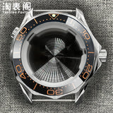 41Mm Seamaster 300 case for NH35/36 ETA2824 PT5000 Miyota 8215 Solid Back 10ATM Sapphire