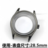 The 1908 Mod watch case for NH35,nh34 nh36 etc NH Movement 39mm Fluted case DIY modified mechanical watch accessories 316L Stainless Steel