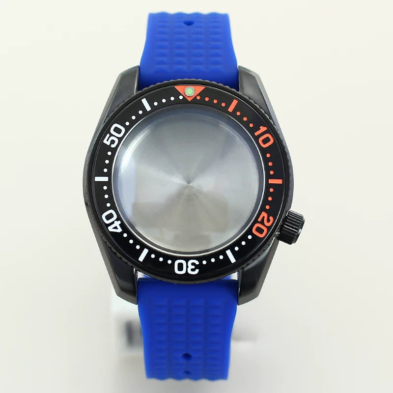 42mm Dive watch Case Modified SPB185/SPB187J1 316L stainless steel for the NH35/36 movement 10bar sapphire
