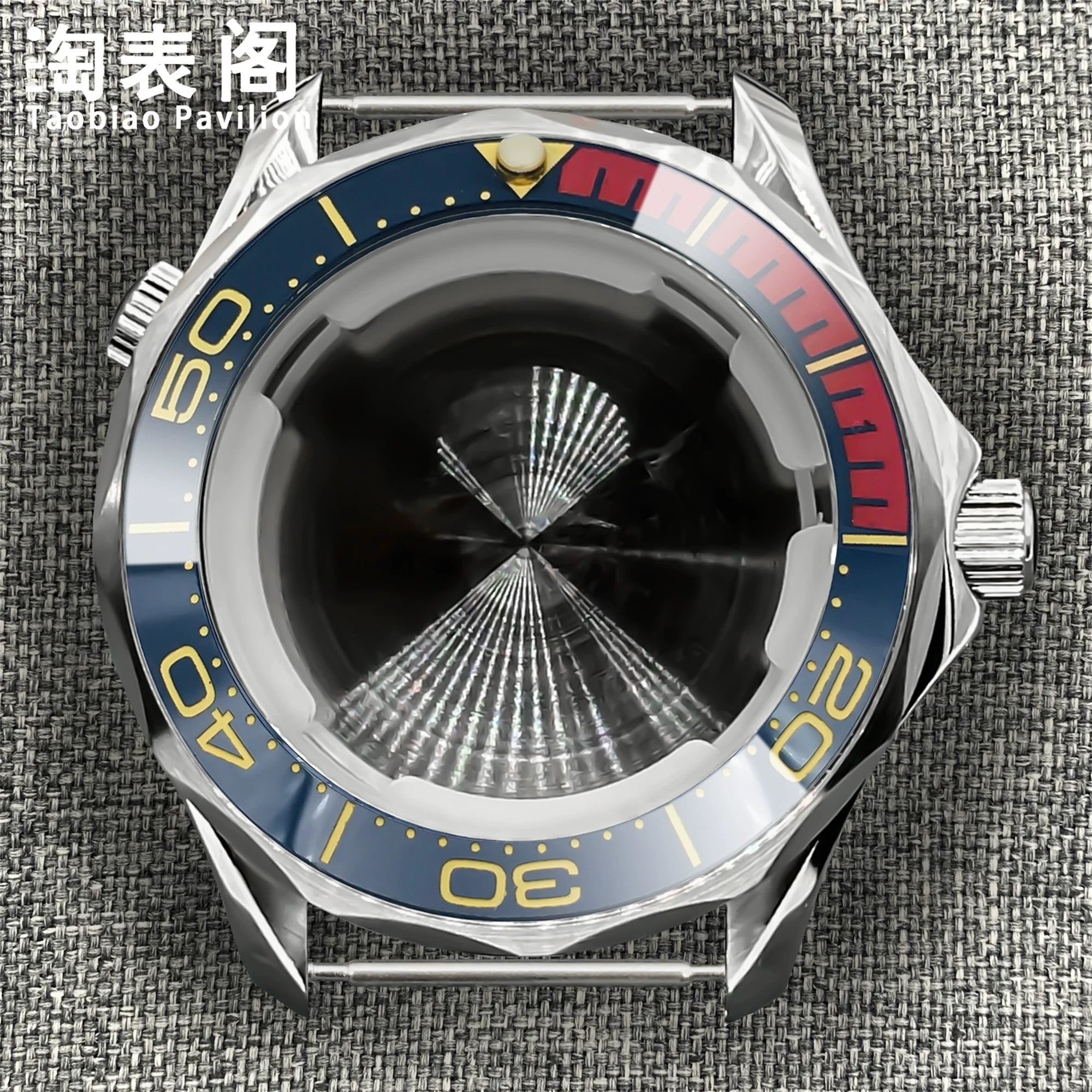 41Mm Seamaster 300 case for NH35/36 ETA2824 PT5000 Miyota 8215 Solid Back 10ATM Sapphire