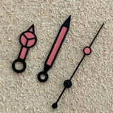 Green luminous Watch Hands Benz Style needle black hands red blue green orange gray white suitable for Japanese NH35/36/4R movement
