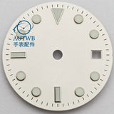 28.5MM Matte Dial dial luminous NH35 NH34 ETA2824 Miyota8215 ST2130 sub style