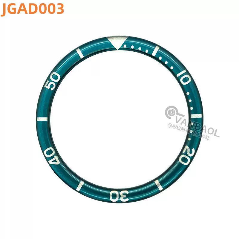38MM x31.5mm Skx007 Bezel Watch accessories, resin B.C style digital indicator ring, suitable for 007 outer ring baffle