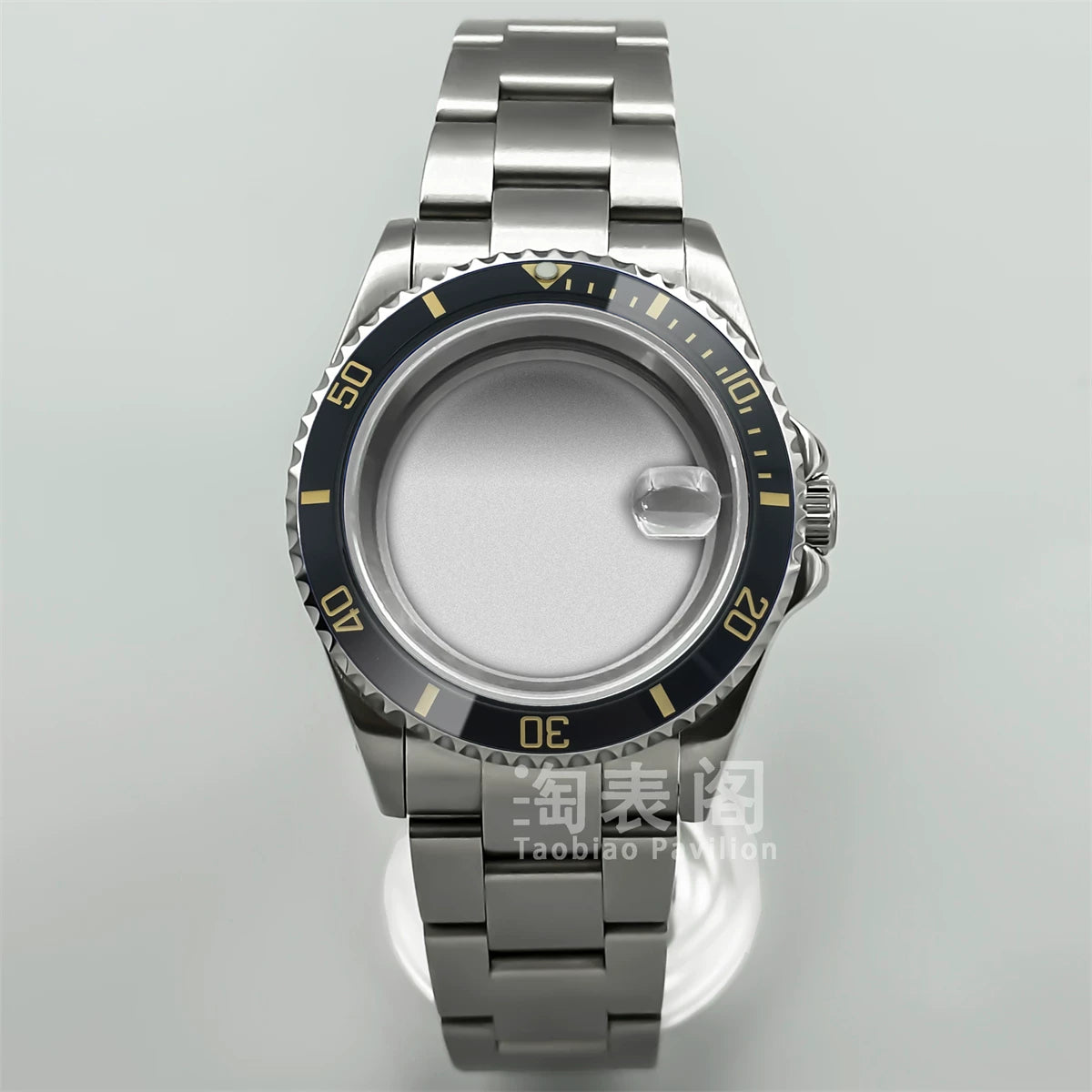 Modified Submariner Case 36mm/38mm GMT Case ceramic bezel sapphire glass for NH35 34 36 38 Etc movement