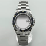 Modified Submariner Case 36mm/38mm GMT Case ceramic bezel sapphire glass for NH35 34 36 38 Etc movement