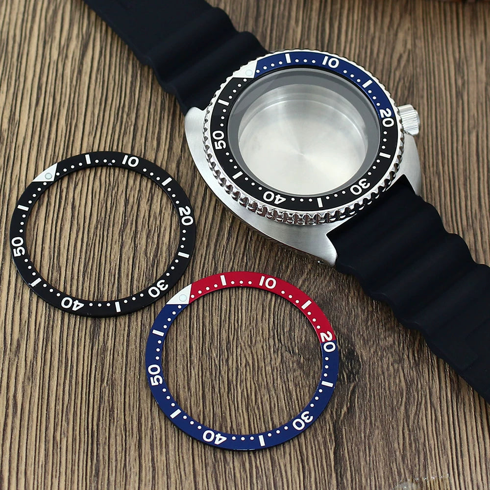 45MM Modified Turtle Model Case for miyota 9015 Automatic 316L Stainless Steel 28.5mm dial 20bar Sapphire