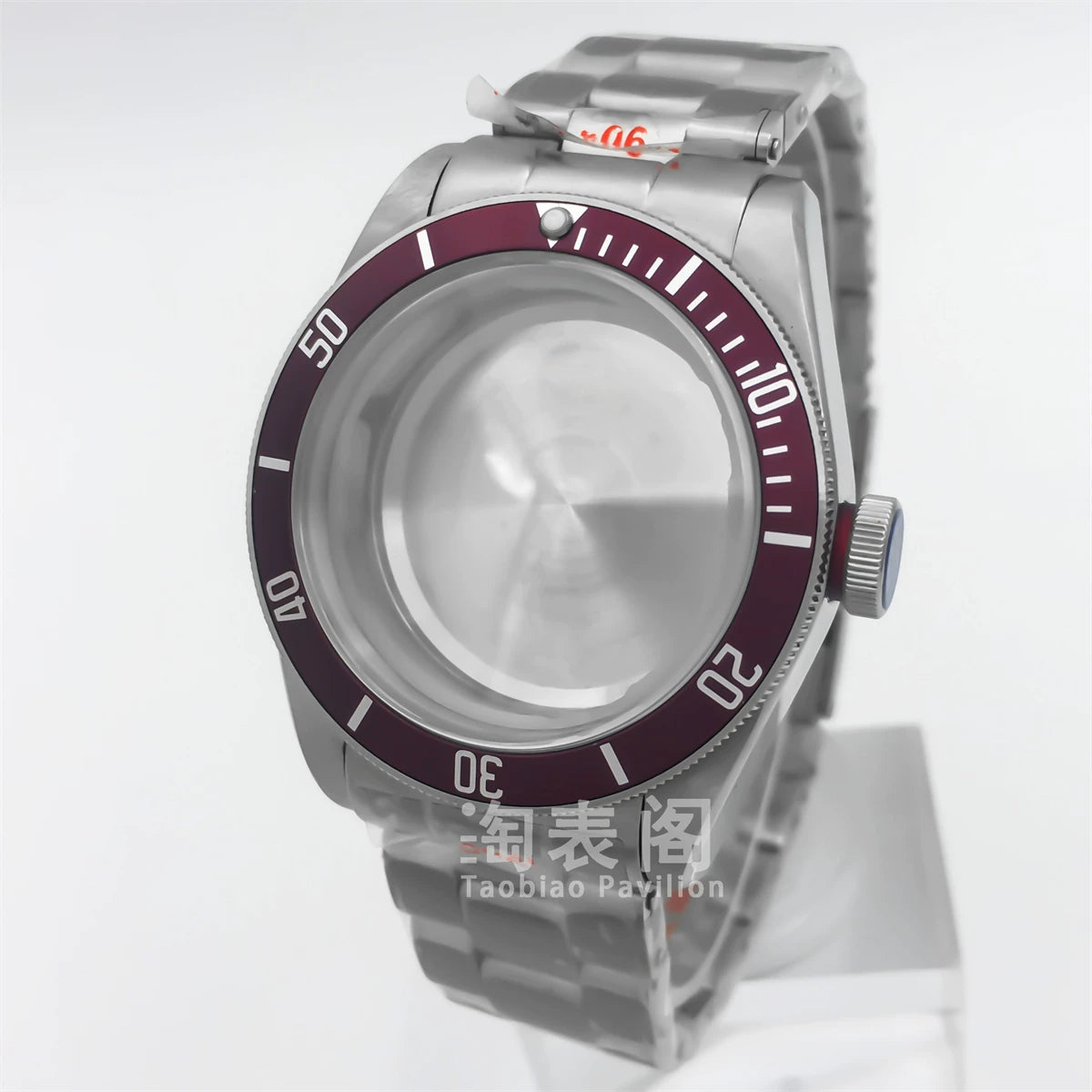 41mm Black Bay Watch case for NH35 36 ETA2824 PT5000 movement,Domed sapphire 10ATM