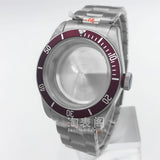 41mm Black Bay Watch case for NH35 36 ETA2824 PT5000 movement,Domed sapphire 10ATM