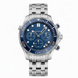 41MM Quartz VK63 Seamaster Chronograph  Sapphire Glass Green Luminous 5ATM