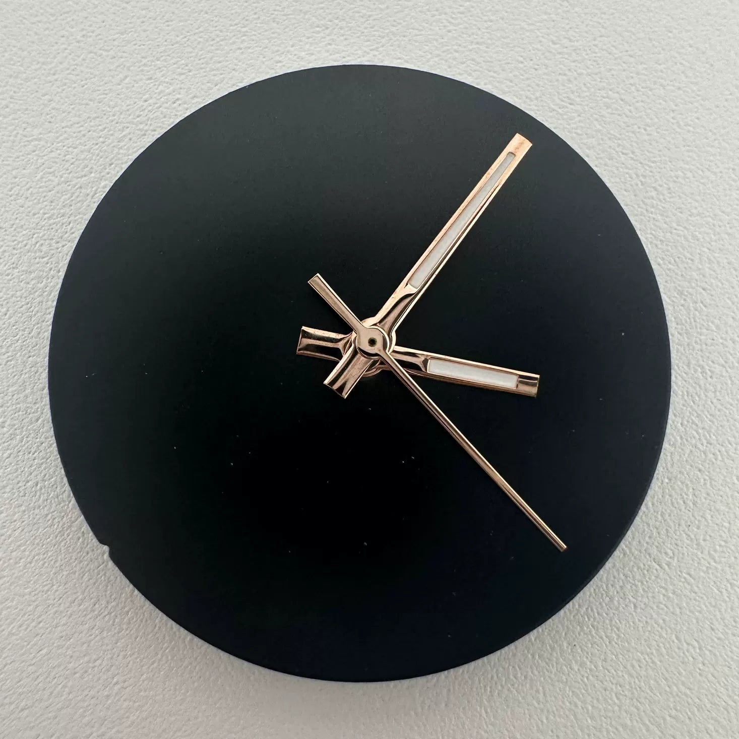 Musou Dial Modified total blank dial black with hand diameter 28.5MM fits NH35 NH36 NH38 mechanical movement no lume dial