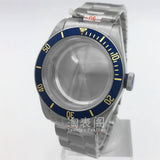 41mm Black Bay Watch case for NH35 36 ETA2824 PT5000 movement,Domed sapphire 10ATM
